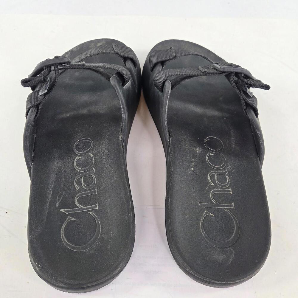 Chaco Chillos Sandals Sandals Mens US 10 Buckle Comfort Black Slide Water Shoes - Picture 7 of 10